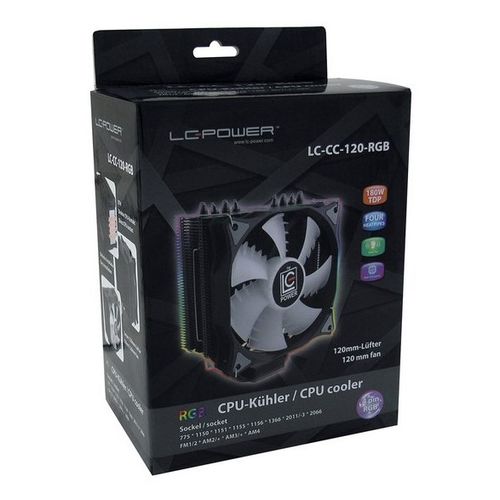 Cooler LC Power Cosmo Cool LC-CC-120-RGB - Ready AM5/LGA1700 slika 1