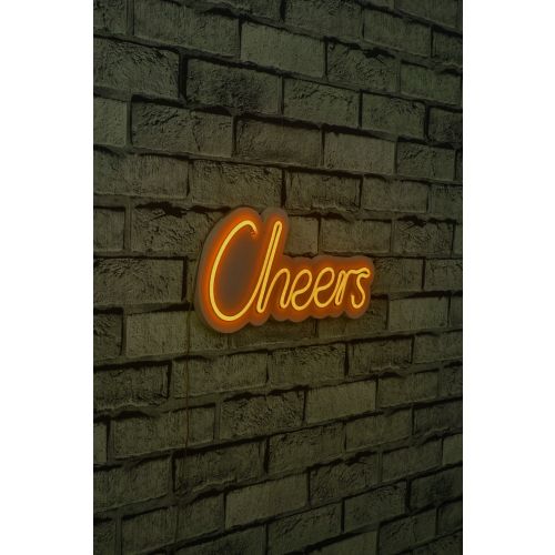 Wallity Ukrasna plastična LED rasvjeta, Cheers - Yellow slika 1