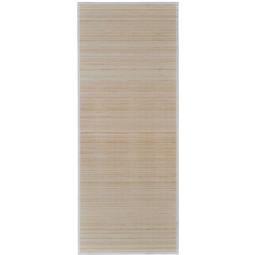 Tepih od bambusa u prirodnoj boji 80 x 200 cm slika 14