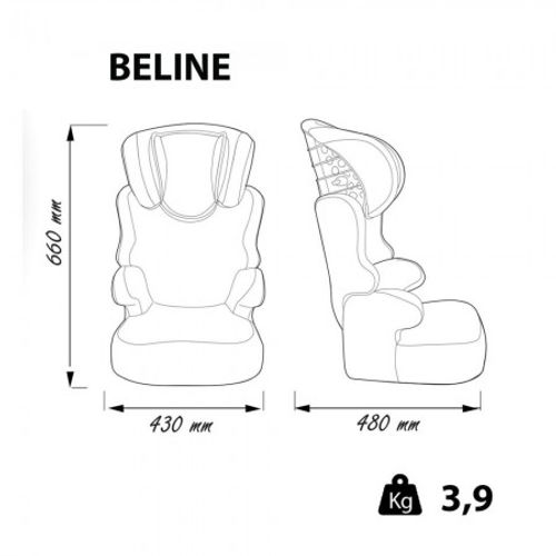 Nania Auto sedište Beline 9-36kg Comics slika 5