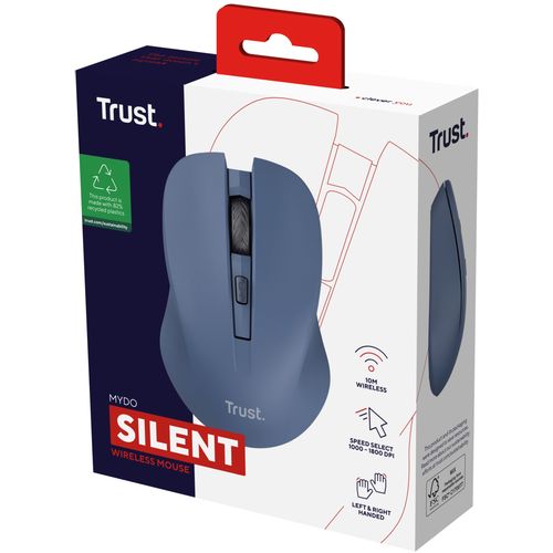 Trust Mydo Wireless miš Silent Click Blue  slika 5