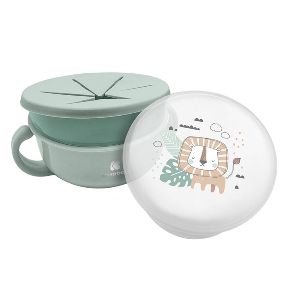 Kikka Boo Zdjela 2U1 Savanna 380ml, Mint slika 2