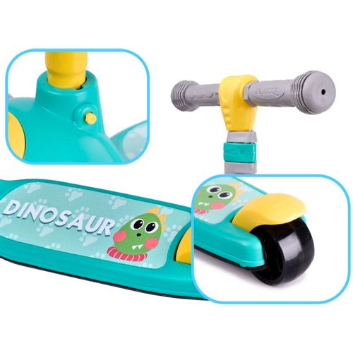 Dječji romobil Dinosaur LED kotačići slika 4