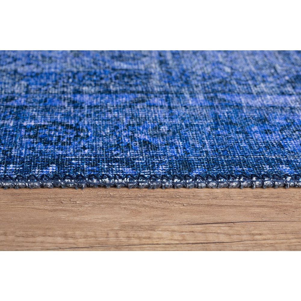 Tamno Plavi Višebojni Tepih Dorian Chenille - AL 157 (140 x 190 cm) slika 7