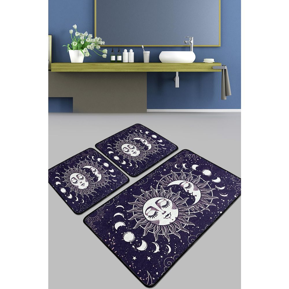 Set Kupatilskih Prostirki Aten Djt Multicolor (3 Komada) slika 1