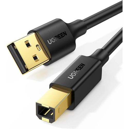 Ugreen printer cable USB 2.0 - USB A to USB B compatible with HP, Canon, Epson, Lexmark, Dell, Brother (5 m) slika 1