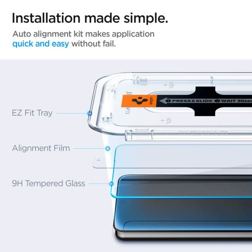 SPIGEN GLAS.TR EZ FIT ZA SAMSUNG GALAXY S24+ PLUS CLEAR slika 5