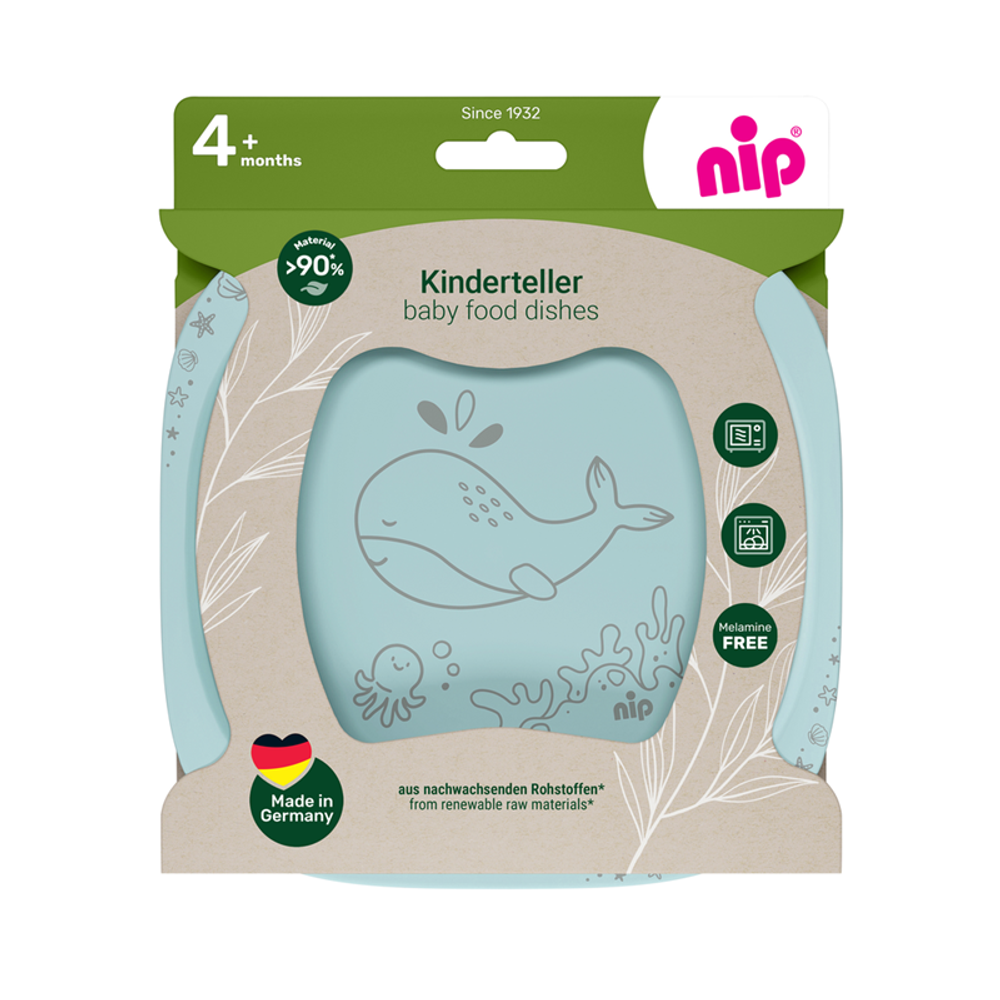 nip® Dječiji tanjiri Kinderteller 2kom, Plavi slika 3