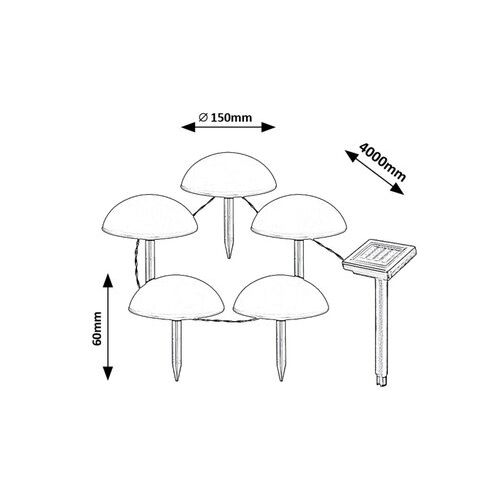 Treppio spoljna solarna lampa slika 7