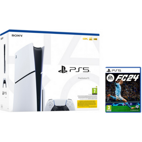 Playstation 5 Slim D chassis + igra EA Sports FC24 PS5 slika 1