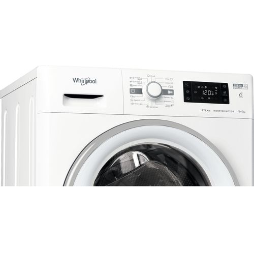 Whirlpool FWDG 961483 WSV EE N mašina za pranje i sušenje veša, 9/6 kg, 1400 rpm, 6th Sense, Dubina 54 cm slika 3