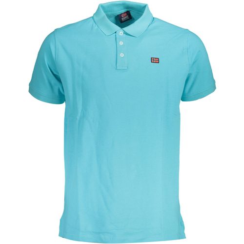 NORWAY 1963 LIGHT BLUE MEN'S SHORT SLEEVED POLO SHIRT slika 1