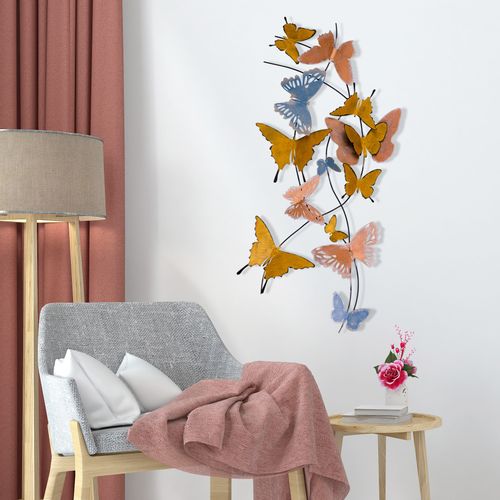 Wallity Metalna zidna dekoracija Butterflies slika 5