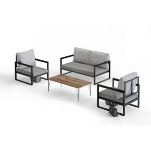 MTLKNP002 Beige
Black  Garden Lounge Set