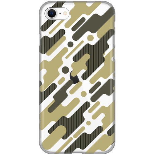Torbica Silikonska Print Skin za iPhone 7/8/SE 2020/2022 Army Pattern slika 1