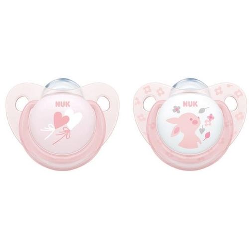 NUK duda varalica - silikon baby rose 0-6m 2/1 10730050 slika 3