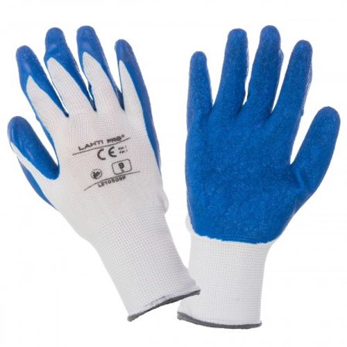 Lahti zaštitne rukavice lateks plave-bjele, ''10'' l210510w slika 1