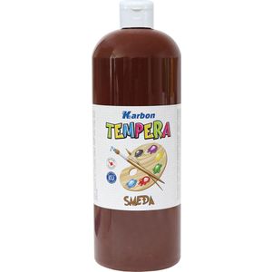 Tempera 1000ml boca KARBON smeđa