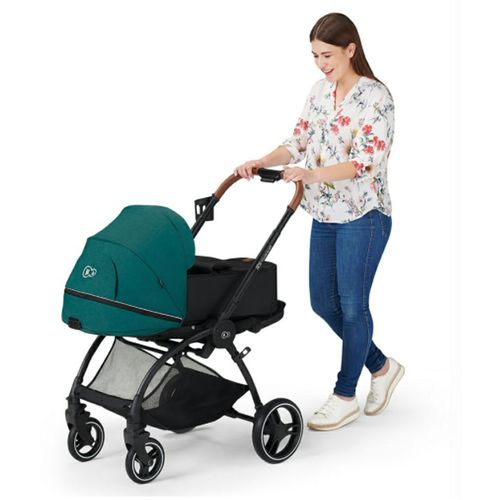 Kinderkraft Kolica Evolution Cocoon 2u1, midnight green slika 19