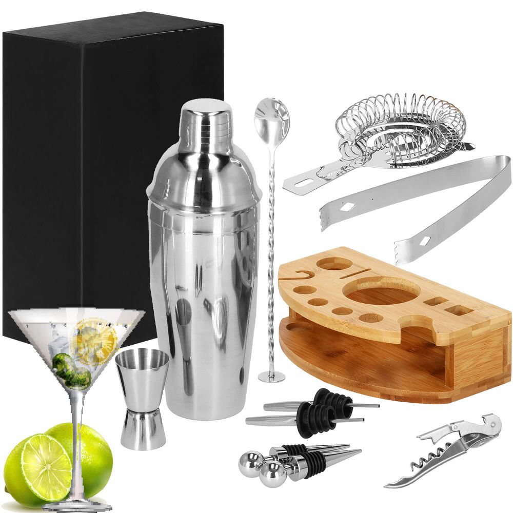 SET ZA PIĆA ZA BARMENE, SHAKER 750 ML, 12 DIJELOVA slika 2