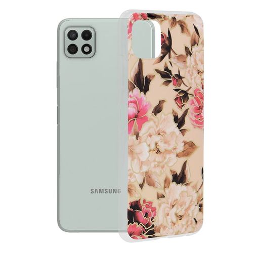 Techsuit Marble Series maska za Samsung Galaxy A22 5G Mary Berry Nude slika 1