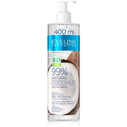 Eveline Gel Za Lice I Tijelo 99% Prirodan Kokos 400ml slika 1