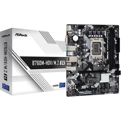 ASROCK B760M-HDV/M.2 D4 matična ploča slika 1