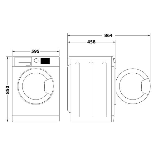 Whirlpool perilica rublja WRBSB 6249 W EU slika 13