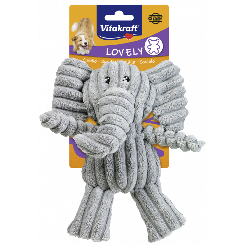 Vitakraft igračka za pse Safari Line Slon pliš 20cm slika 1