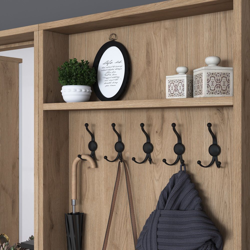 Hall Stand P6 - M2 - 2257G u boji orah i bijela slika 3