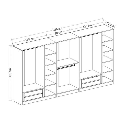 Kale - 4934 Beli Ormar slika 7