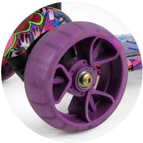 Romobil Croxer Evo - Purple Grafitti slika 4