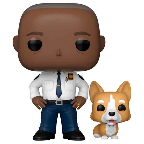 POP figure Brooklyn Nine-Nine  Captain Holt with Cheddar slika 2