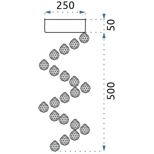 TOOLIGHT Kristalna stropna svjetiljka App785-1C slika 12