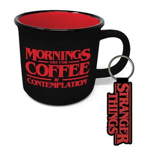 Stranger Things Campfire Mug and Keychain Set