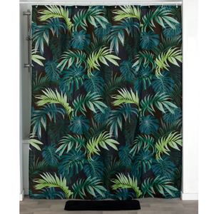 Tendance zavjesa za kadu s integriranim alkama 180x200 cm poliester, essential nature
