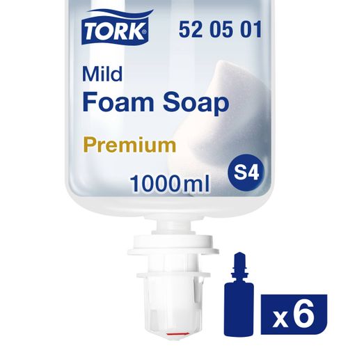 TORK Mild 520501 pjenasti sapun 1 l 6 St. slika 3