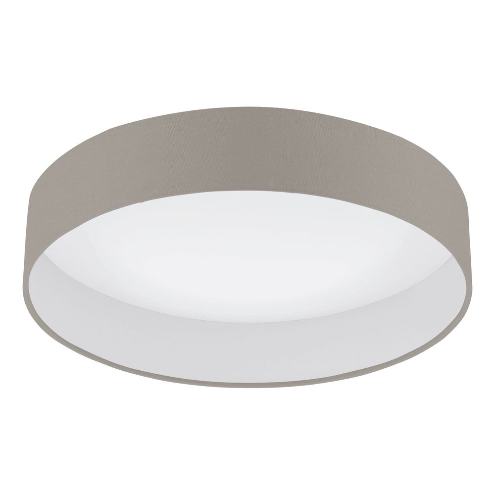 Eglo Palomaro 1 Plafonjera sa LED Osvjetljenjem, 18W, 2000lm, Promjer 405mm, Smeđa Plastika/Tekstil slika 1