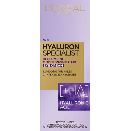 L'Oreal Paris Hyaluron Specialist krema za predeo oko očiju 15ml slika 1