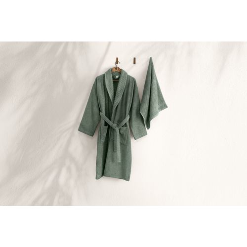 L'essential Maison 1050A-071-2 Green Bathrobe Set (2 Pieces) slika 1