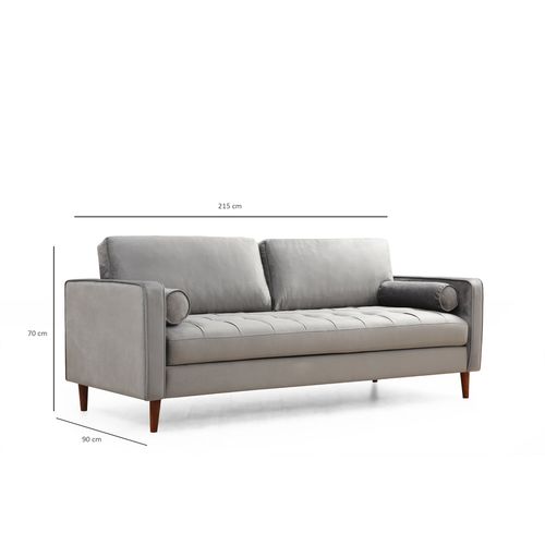 Atelier Del Sofa Trosjed ROMA svijetlo siva, Rome - Light Grey slika 5