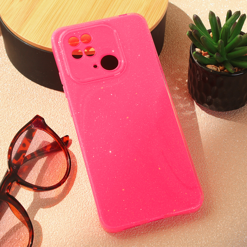 Maska Sparkle Dust za Xiaomi Redmi 10C pink slika 1