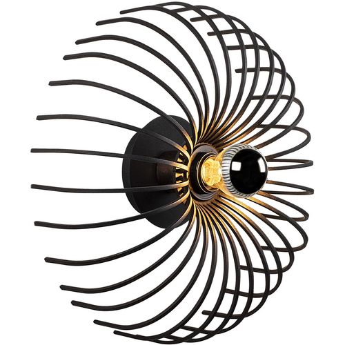 Opviq Zidna lampa ASPENDOS crna, metal, promjer 36 cm, visina 12 cm, E27 40 W, Aspendos - N-645 slika 1
