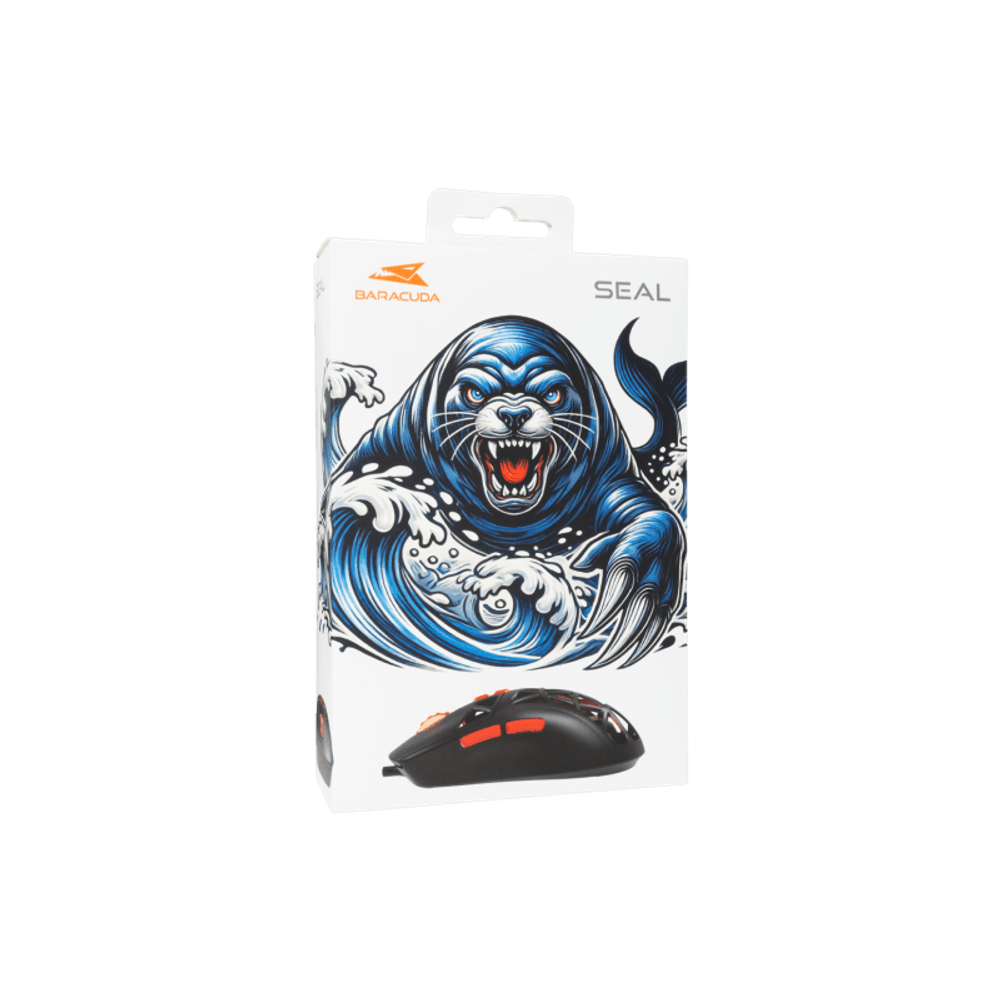 Baracuda Miš BGM-091 SEAL, crni slika 8