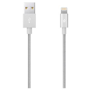 Ttec Kabel - MFi (Apple license) - Lightning to USB (1,20m) - Silver - Alumi Cable