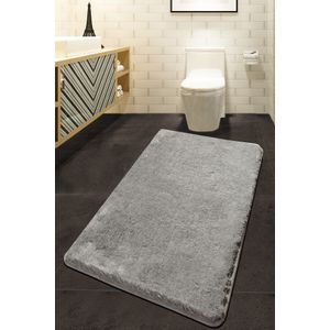 Havai - Grey (80 x 140) Grey Acrylic Bathmat