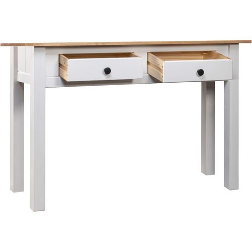 Konzolni stol od borovine bijeli 110x40x72 cm asortiman Panama slika 21