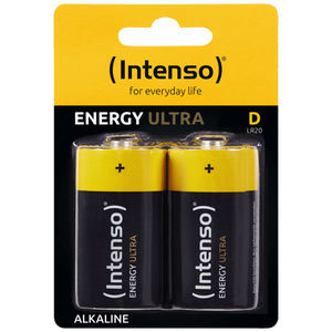 (Intenso) Baterija alkalna, LR20 / D, 1,5 V, blister 2 kom - LR20 / D