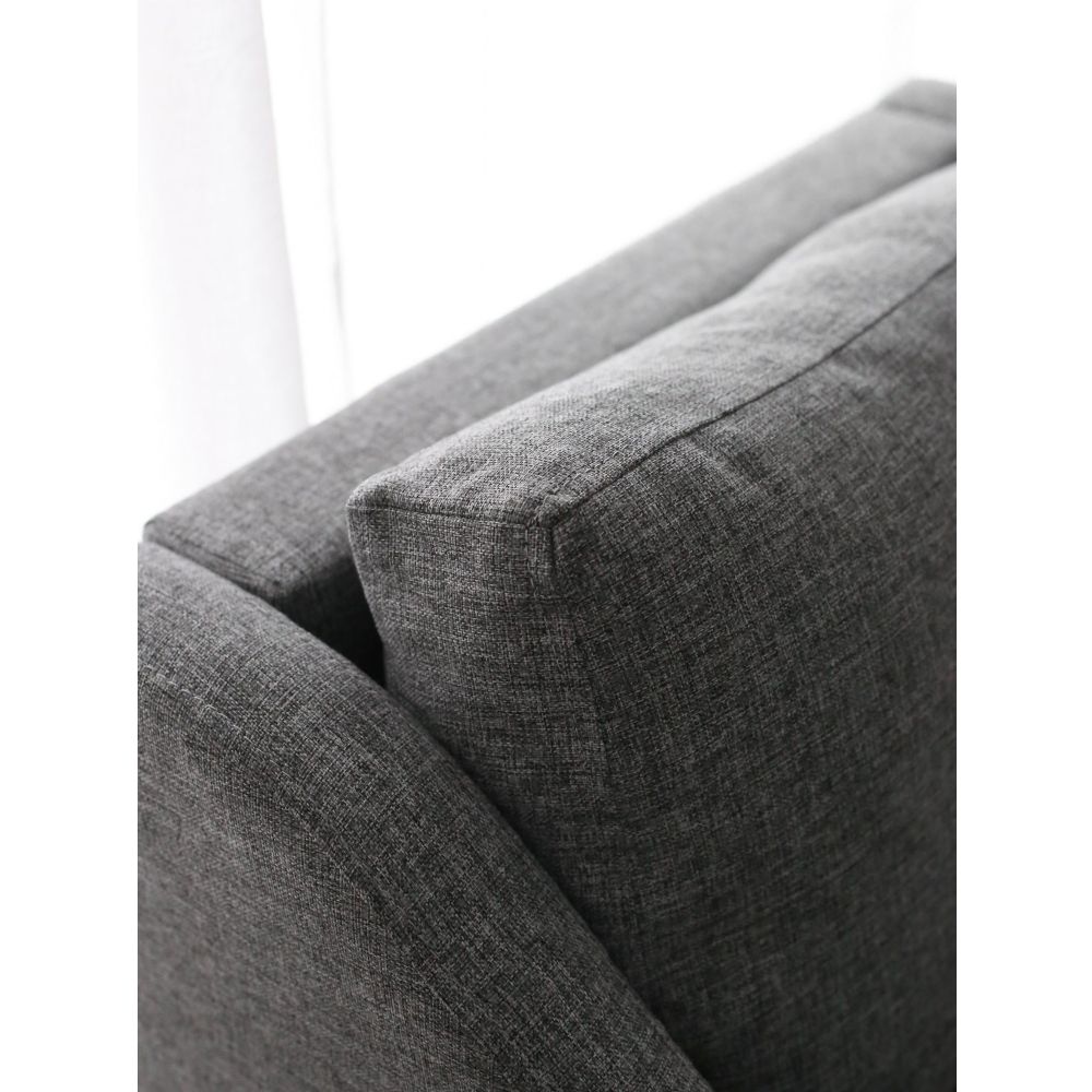 Nordi 3 Seater Wood - Siva Trosjed slika 4
