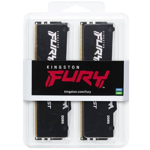 KINGSTON DIMM DDR5 64GB (2x32GB kit) 6000MT/s KF560C40BBAK2-64 Fury Beast RGB XMP slika 2